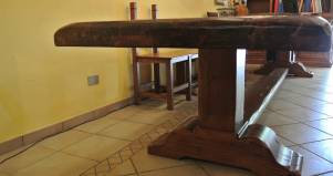 Tavolo legno castagno 4 metri e 50 cm